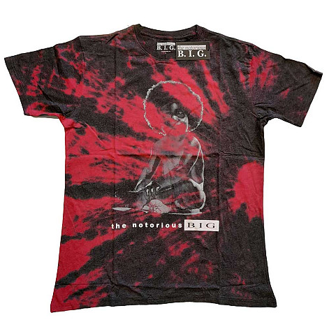 Notorious B.I.G. t-shirt, Baby Biggie Dip-Dye Red, men´s