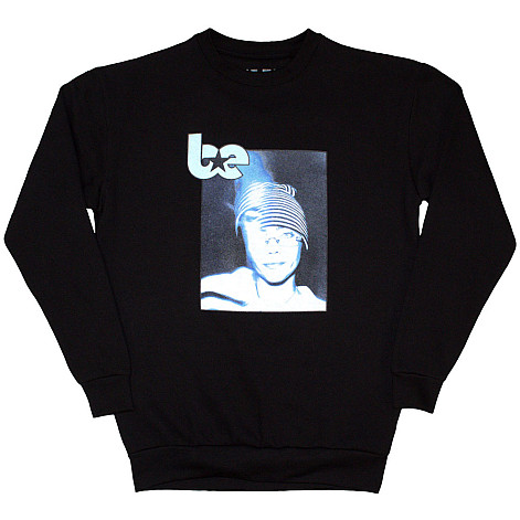 Billie Eilish mikina, Blue Hat Photo Sweatshirt Black, men´s