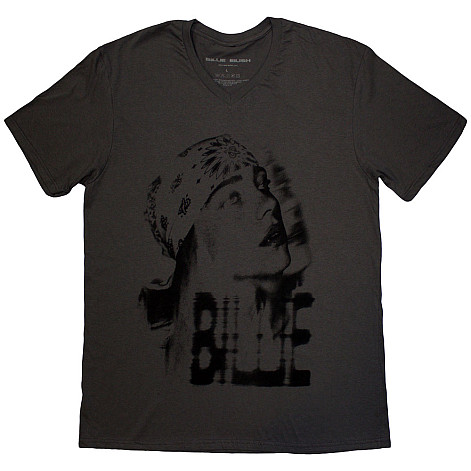 Billie Eilish t-shirt, Tonal Bandana Photo Charcoal Grey, men´s