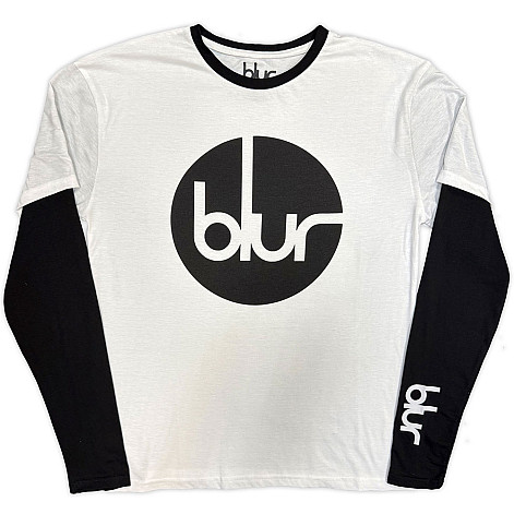Blur t-shirt long rukáv, Circle Logo Black & White, men´s