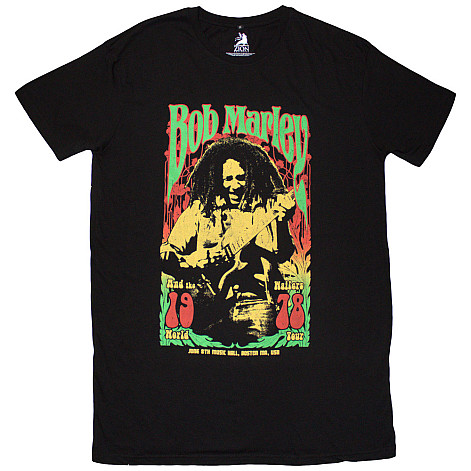 Bob Marley t-shirtvé šaty, 1978 Black, ladies