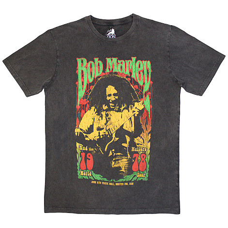 Bob Marley t-shirt, 1978 Stone Wash Charcoal Grey, men´s