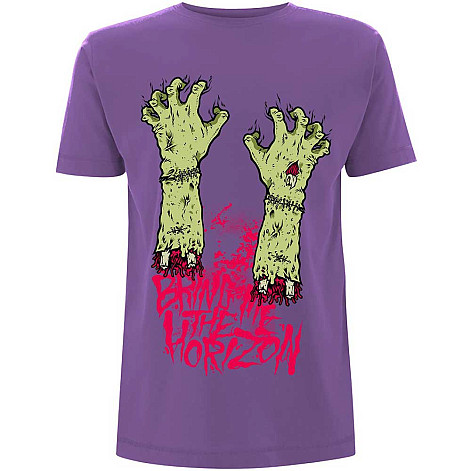 Bring Me The Horizon t-shirt, Zombie Hands Purple, men´s