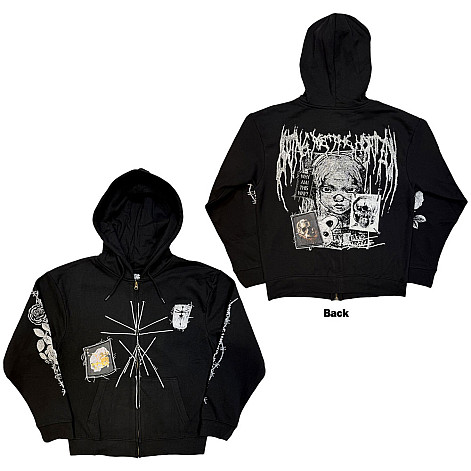Bring Me The Horizon mikina, Nailed Symbol Zipped BP Black, men´s