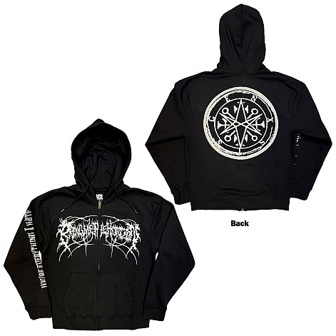 Bring Me The Horizon mikina, Metal Logo Genxsis Zipped BP Black, men´s