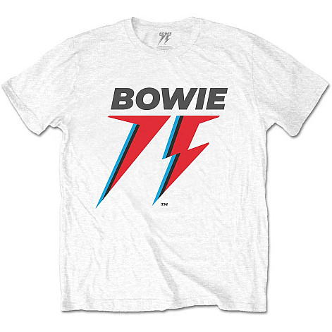 David Bowie t-shirt, 75th Logo White, men´s