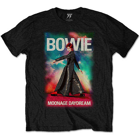 David Bowie t-shirt, Moonage 11 Fade Black, men´s