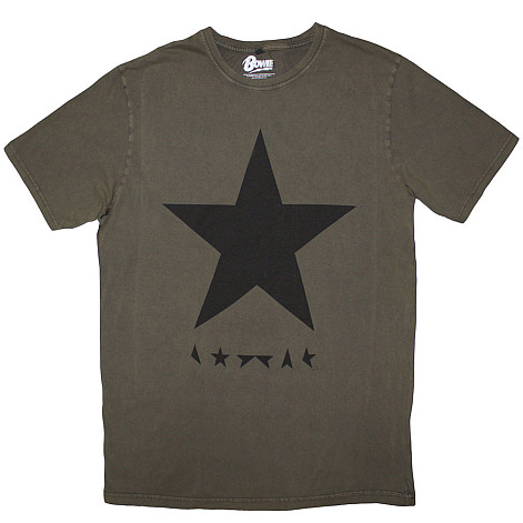 David Bowie t-shirt, Blacpcstar Stone Wash Green, men´s
