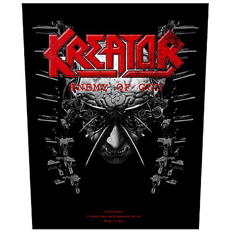 Kreator back patch 30x27x36 cm, Enemy Of God