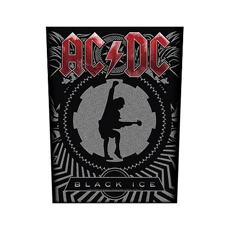 AC/DC back patch 30x27x36 cm, Black Ice