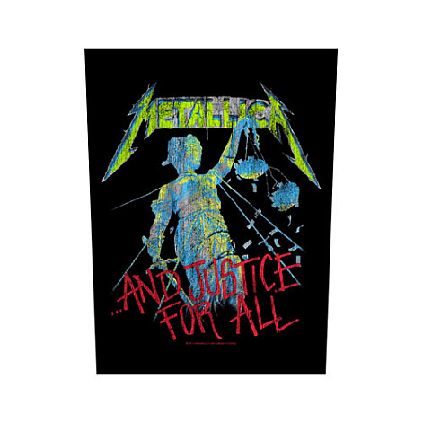 Metallica back patch 30x27x36 cm, And Justice For All