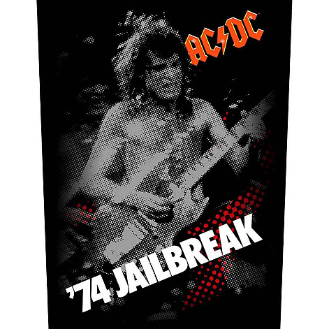 AC/DC back patch CO+PES 30x27x36 cm, 74 Jailbreak
