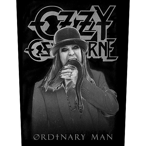 Ozzy Osbourne back patch 30x27x36 cm, Ordinary Man Black