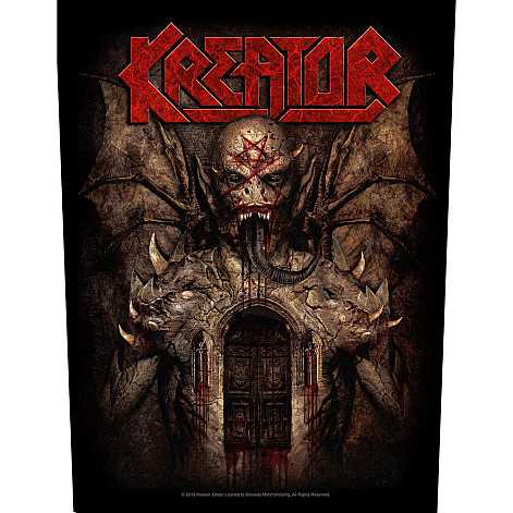 Kreator back patch 30x27x36 cm, God of Violence