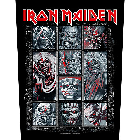 Iron Maiden back patch CO+PES 30x27x36 cm, 10 Eddies
