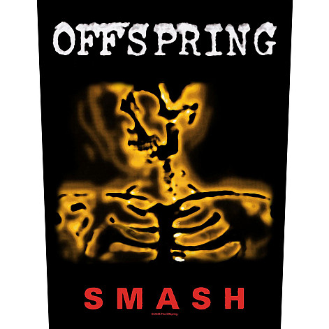 The Offspring back patch CO+PES 30x27x36 cm, Smash Black