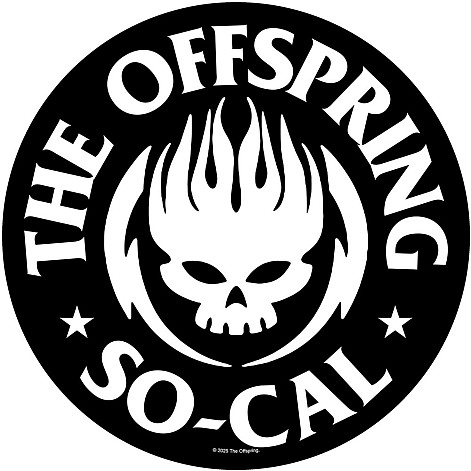 The Offspring back patch CO+PES průměr 29 cm, So Black