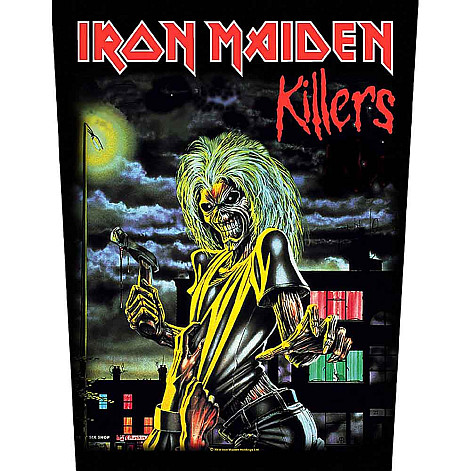 Iron Maiden back patch CO+PES 30x27x36 cm, Killers