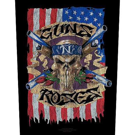 Guns N Roses back patch CO+PES 30x27x36 cm, Flag