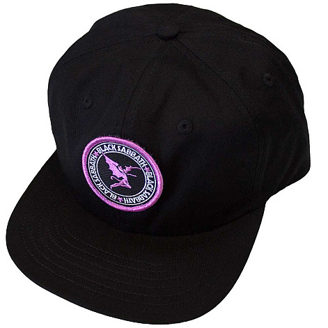 Black Sabbath snapback, Purple Daemon Emblem Black, unisex