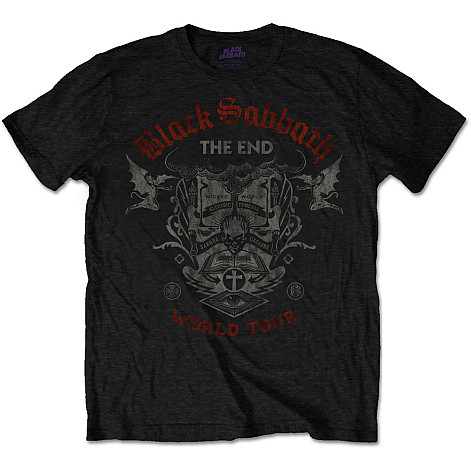 Black Sabbath t-shirt, The End Mushroom Cloud World Tour Black, men´s