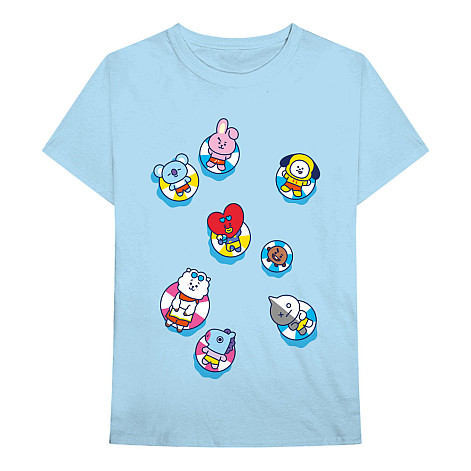 BT21 t-shirt, Bon Voyage Blue, men´s