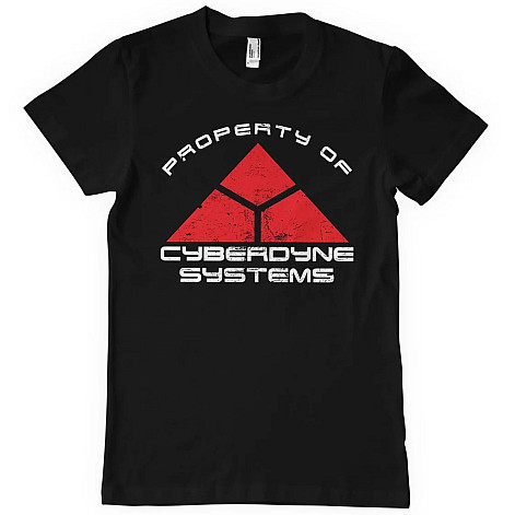 Terminator t-shirt, Property of Cyberdyne Systems Black, men´s