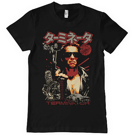 Terminator t-shirt, Japanese Poster Black, men´s