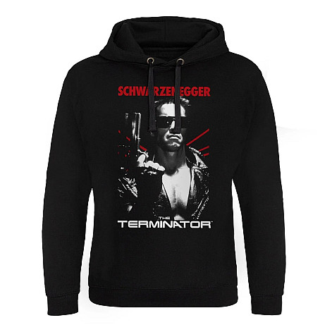 Terminator mikina, Schwarzenegger Poster Epic Hoodie Black, men´s