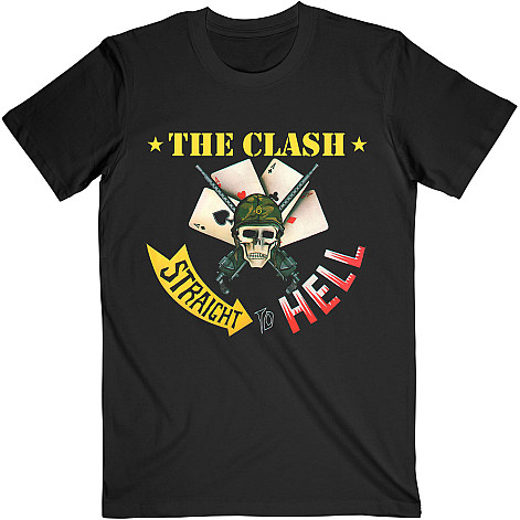 The Clash t-shirt, Straight To Hell Single Black, men´s