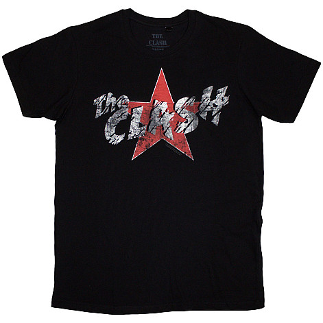 The Clash t-shirt, Star Logo Black, men´s