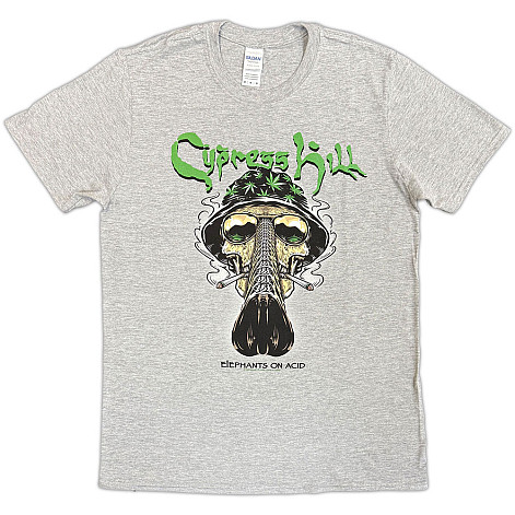 Cypress Hill t-shirt, Skull Bucket Grey, men´s