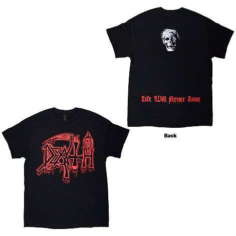 Death t-shirt, Life Will Never Last BP Black, men´s