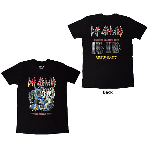 Def Leppard t-shirt, Summer Stadium Tour BP Black, men´s
