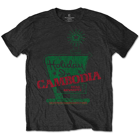 Dead Kennedys t-shirt, Holiday in Cambodia Charcoal Grey, men´s
