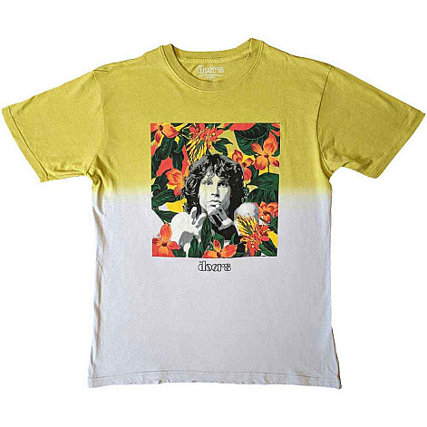 The Doors t-shirt, Floral Square Dye Wash Yellow, men´s