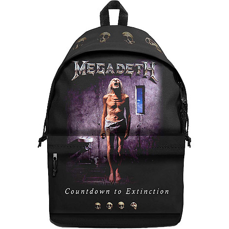 Megadeth rucksack PES 43x30x15 cm/580g, Countdown To Extinction Black