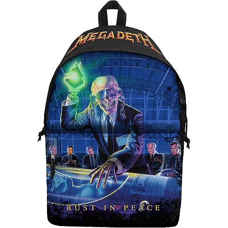 Megadeth rucksack PES 43x30x15 cm/580g, Rust In Peace Black