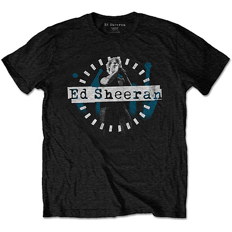 Ed Sheeran t-shirt, Dashed Stage Photo, men´s