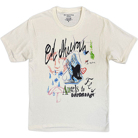 Ed Sheeran t-shirt, Angels To Daydream Natural, men´s