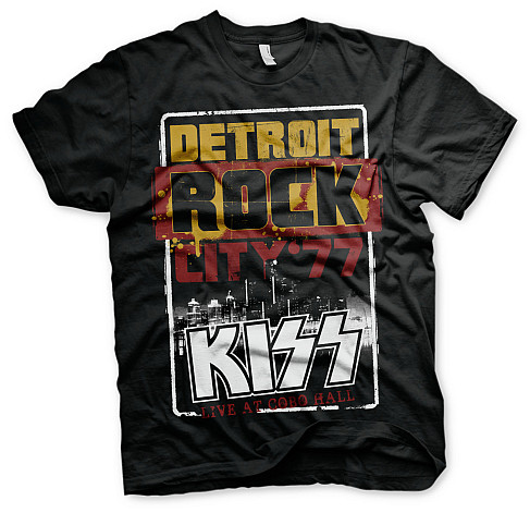 KISS t-shirt, Detroit Rock City Black, men´s