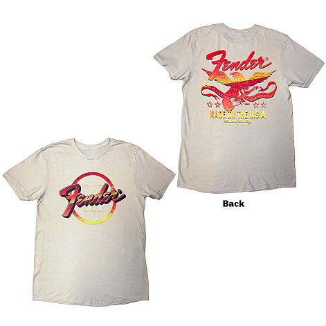 Fender t-shirt, Made In The USA BP Natural, men´s