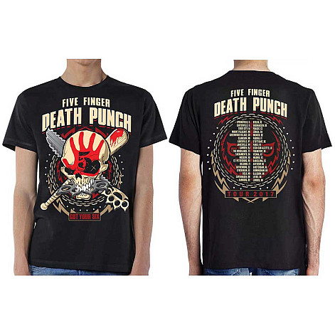 Five Finger Death Punch t-shirt, Zombie Kill Fall 2017 Tour, men´s