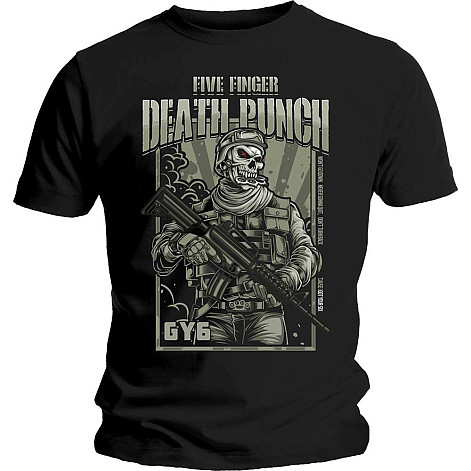 Five Five Finger Death Punch t-shirt, War Soldier, men´s