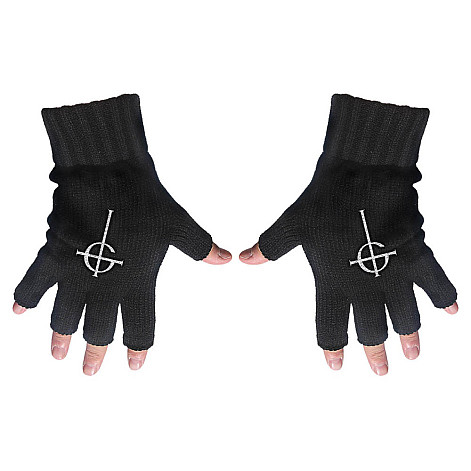 Ghost fingerless gloves, Ghost Cross