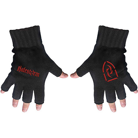 Halestorm fingerless gloves, Logo Black