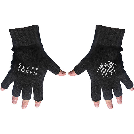 Sleep Token fingerless gloves, Logo & Sigil Black