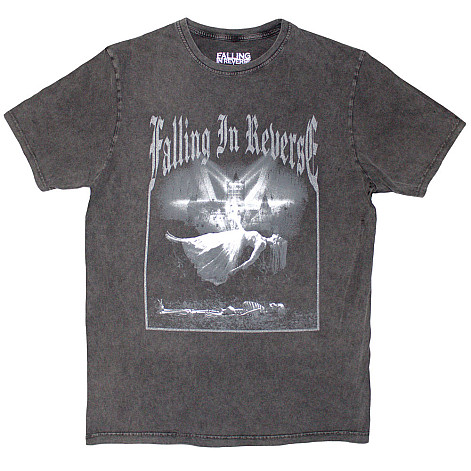 Falling In Reverse t-shirt, Floating Stone Wash Charcoal Grey, men´s
