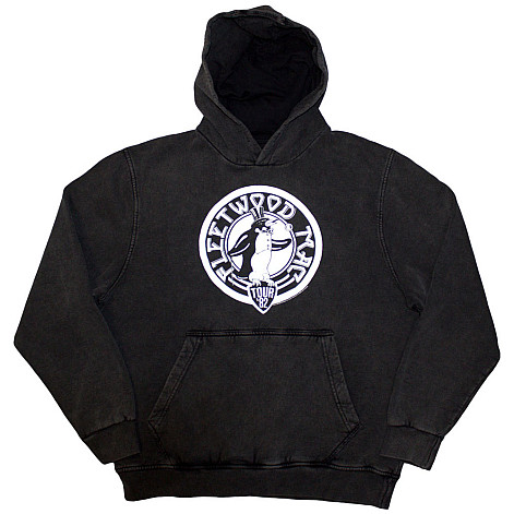 Fleetwood Mac mikina, Tour '82 Penguin Stone Wash Charcoal Grey, men´s