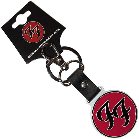 Foo Fighters kovová keychain 40 mm, FF Logo Zinc